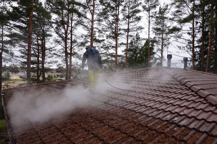 Katon kuumapesu käynnissä